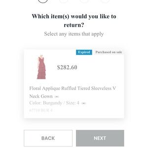 Beautiful beaded Mac Duggal dress